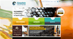 Desktop Screenshot of gaspesiegourmande.com